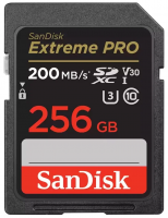 Карта памяти SanDisk SDXC 256GB Extreme Pro UHS-I V30 U3 200/140 MB/s фото в интернет-магазине flywares.ru