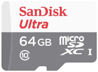 Карта памяти MicroSDXC Card Sandisk Ultra 64gb фото в интернет-магазине flywares.ru