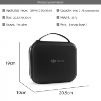 Сумка кофр для DJI MAVIC MINI 2 черная фото в интернет-магазине flywares.ru
