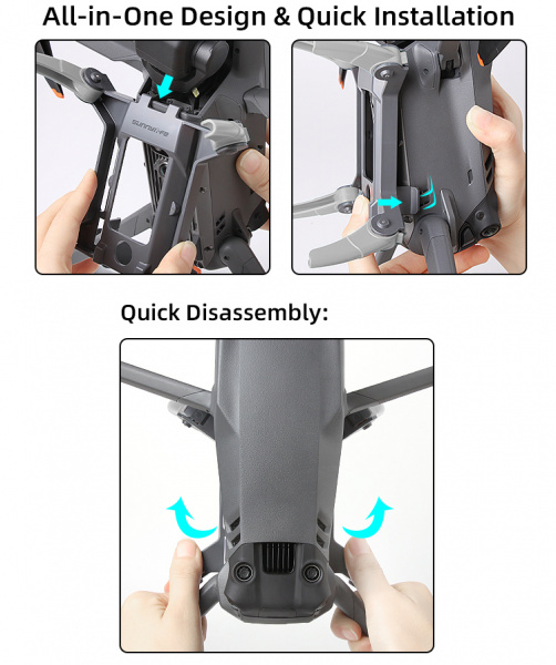 Удлинители шасси "Паук" для DJI Mavic 3 (SunnyLife) фото в интернет-магазине flywares.ru