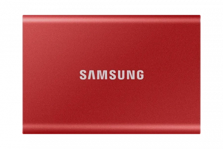 Портативный SSD USB 3.2 T7 2TB MU-PC2T0H (Красный) фото в интернет-магазине flywares.ru