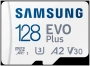 Карта памяти Samsung microSDXC 128 ГБ Class 10, V30, A2, UHS-I U3, R 130 МБ/с, адаптер на SD фото в интернет-магазине flywares.ru