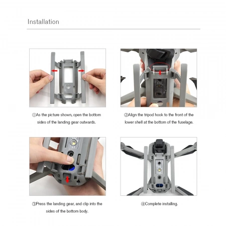 Шасси Folding Landing Gear For Air2/Air 2S фото в интернет-магазине flywares.ru