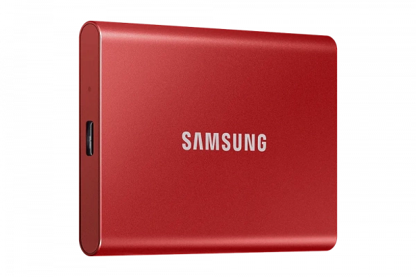 Портативный SSD USB 3.2 T7 2TB MU-PC2T0H (Красный) фото в интернет-магазине flywares.ru