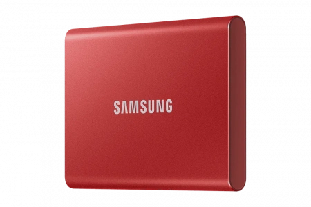 Портативный SSD USB 3.2 T7 1ТБ MU-PC1T0H (Красный) фото в интернет-магазине flywares.ru