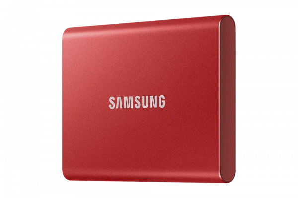 Портативный SSD USB 3.2 T7 1ТБ MU-PC1T0H (Красный) фото в интернет-магазине flywares.ru