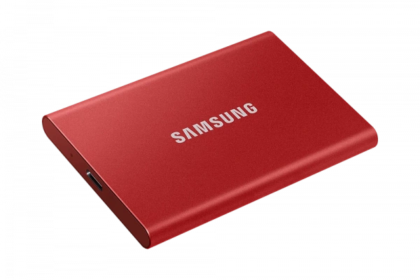 Портативный SSD USB 3.2 T7 2TB MU-PC2T0H (Красный) фото в интернет-магазине flywares.ru