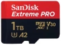Карта памяти SANDISK Extreme Pro 1Tb micro SDXC UHS-I U3 V30 A2 + ADP (200/140 MB/s) SDSQXCD-1T00-GN6MA фото в интернет-магазине flywares.ru