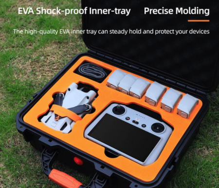 Жесткий кейс для DJI Mini 3 Pro (MM3-C81) SunnyLife фото в интернет-магазине flywares.ru