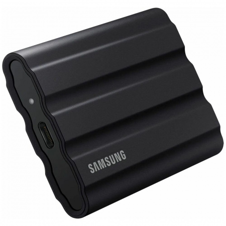 Портативный SSD Samsung T7 Shield 1TB MU-PE1TO (Чёрный) фото в интернет-магазине flywares.ru