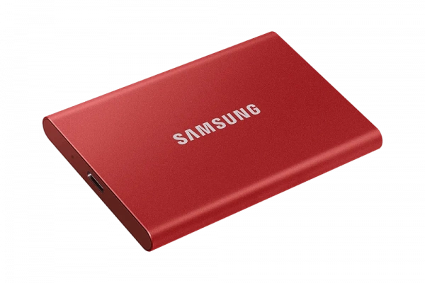 Портативный SSD USB 3.2 T7 1ТБ MU-PC1T0H (Красный) фото в интернет-магазине flywares.ru