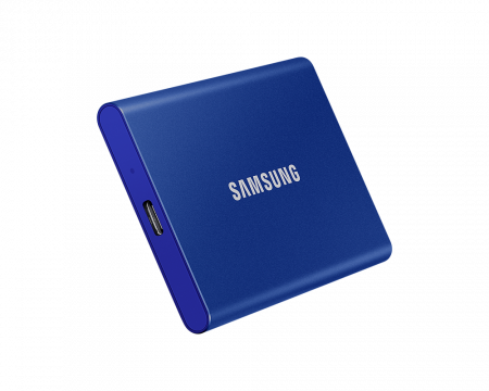 Портативный SSD USB 3.2 T7 2TB MU-PC2T0H (Синий) фото в интернет-магазине flywares.ru