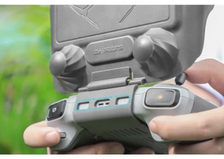 Защитный чехол пульта DJI RC Mini 3 Pro с козырьком от бликов фото в интернет-магазине flywares.ru