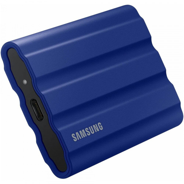 Портативный SSD Samsung T7 Shield 2TB MU-PE2TO (Синий) фото в интернет-магазине flywares.ru