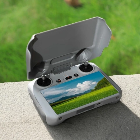 Защитный чехол пульта DJI RC Mini 3 Pro с козырьком от бликов фото в интернет-магазине flywares.ru