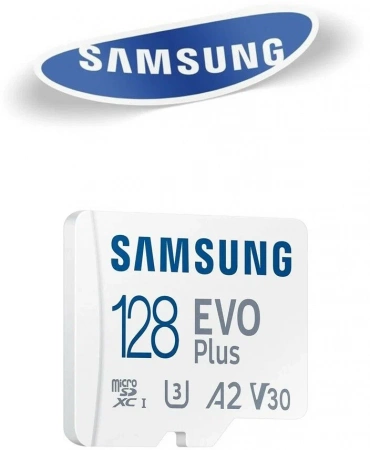 Карта памяти Samsung microSDXC 128 ГБ Class 10, V30, A2, UHS-I U3, R 130 МБ/с, адаптер на SD фото в интернет-магазине flywares.ru