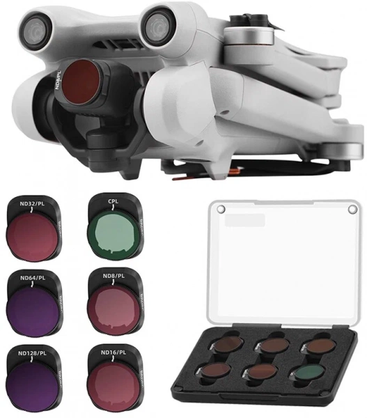 Оптический фильтр MyPads UV CPL ND8PL ND16PL ND32PL ND64PL для квадрокоптера DJI MINI 3 / DJI MINI 3 Pro фото в интернет-магазине flywares.ru