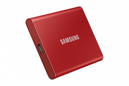 Портативный SSD USB 3.2 T7 2TB MU-PC2T0H (Красный) фото в интернет-магазине flywares.ru