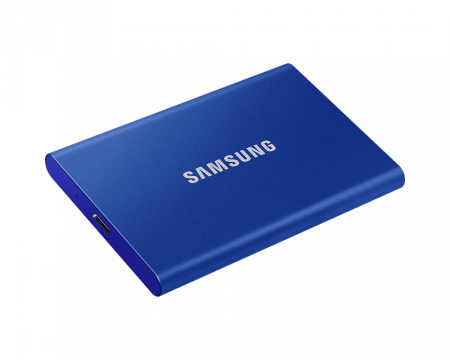 Портативный SSD USB 3.2 T7 2TB MU-PC2T0H (Синий) фото в интернет-магазине flywares.ru