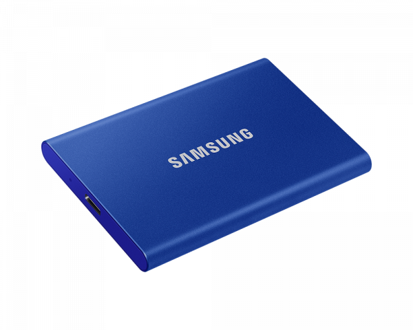 Портативный SSD USB 3.2 T7 2TB MU-PC2T0H (Синий) фото в интернет-магазине flywares.ru