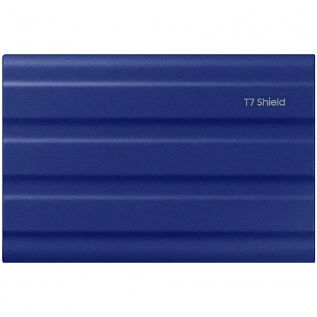 Портативный SSD Samsung T7 Shield 2TB MU-PE2TO (Синий) фото в интернет-магазине flywares.ru