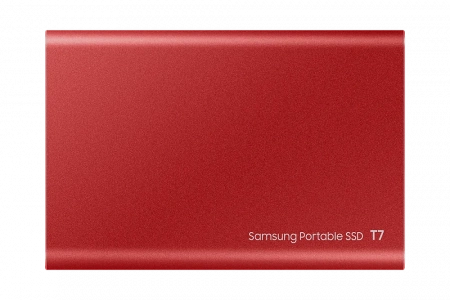 Портативный SSD USB 3.2 T7 2TB MU-PC2T0H (Красный) фото в интернет-магазине flywares.ru