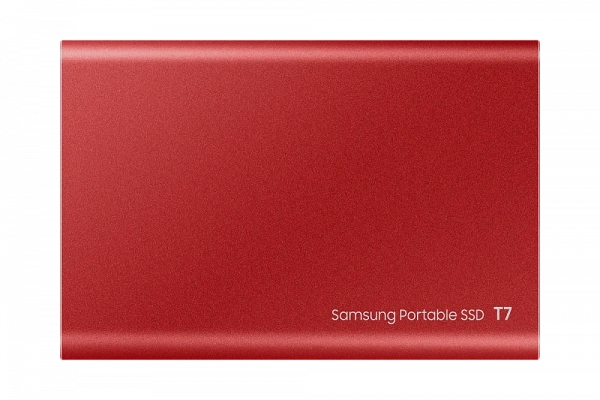 Портативный SSD USB 3.2 T7 2TB MU-PC2T0H (Красный) фото в интернет-магазине flywares.ru