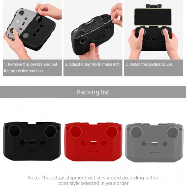 Силиконовый чехол для пульта DJI RC-N1 черный фото в интернет-магазине flywares.ru