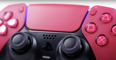 Геймпад Dualsense for Sony PS5 - Cosmic Red фото в интернет-магазине flywares.ru