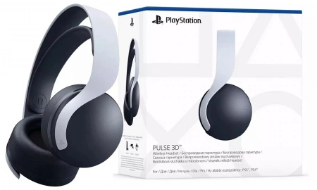 Игровая гарнитура для Sony PlayStation 5 PULSE 3D - Белые. фото в интернет-магазине flywares.ru