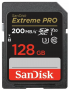 Карта памяти SanDisk SDXC 128 ГБ Class 10, V30, UHS-I U3, 1 шт., черный фото в интернет-магазине flywares.ru