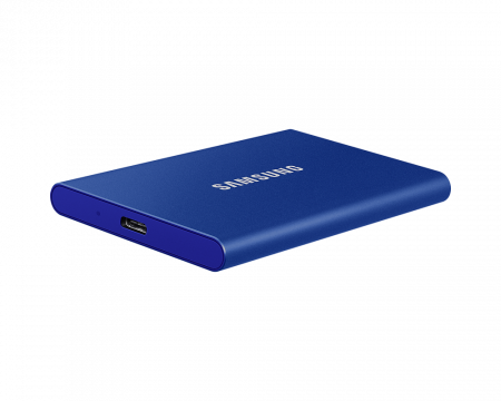 Портативный SSD USB 3.2 T7 2TB MU-PC2T0H (Синий) фото в интернет-магазине flywares.ru