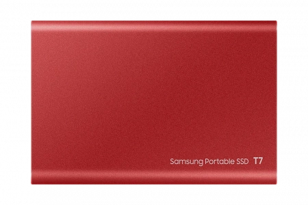 Портативный SSD USB 3.2 T7 1ТБ MU-PC1T0H (Красный) фото в интернет-магазине flywares.ru
