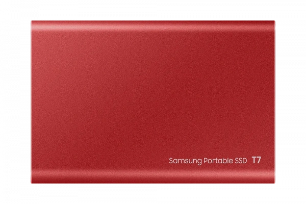 Портативный SSD USB 3.2 T7 1ТБ MU-PC1T0H (Красный) фото в интернет-магазине flywares.ru