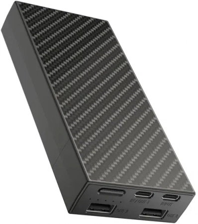 Зарядное устройство NITECORE CARBO NB20000 Power Bank с быстрой зарядкой из углеродного волокна фото в интернет-магазине flywares.ru