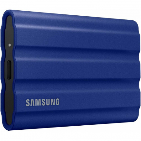 Портативный SSD Samsung T7 Shield 2TB MU-PE2TO (Синий) фото в интернет-магазине flywares.ru