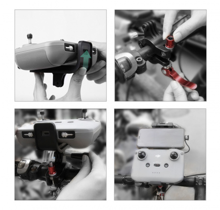 Крепление на руль велосипеда / мотоцикла для пульта DJI RC-N1 (SunnyLife) фото в интернет-магазине flywares.ru