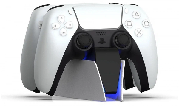 Sony зарядная станция DualSense на два геймпада для PS5, белый/черный фото в интернет-магазине flywares.ru