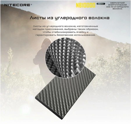Расширенный аккум. блок NITECORE NB10000 Power Bank (Черный) фото в интернет-магазине flywares.ru