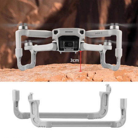 Шасси съемные для квадрокоптера DJI Mini /Mini 2 / SE для увеличения высоты дрона фото в интернет-магазине flywares.ru